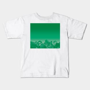 Green crystal cluster Kids T-Shirt